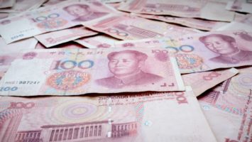 Billets de yuan, monnaie chinoise