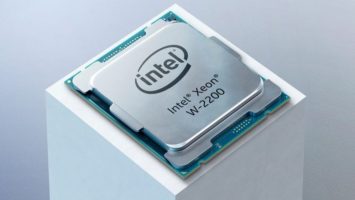 Le nouveau processeur Xeon W-2200 de Intel.