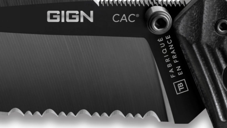 Un couteau « combat assistance campagne » (Cac) destiné au GIGN.
